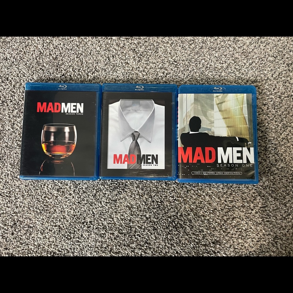 Mad Men Seasons 1-3 Blu Ray
